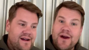 James Corden emotional after not filming Late Late show