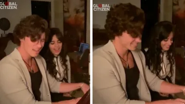 Shawn Mendes and Camila Cabello perform “What A Wonderful World”
