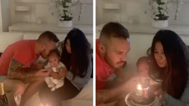 Cyrell Paule celebrates her birthday with Eden Dally and baby son