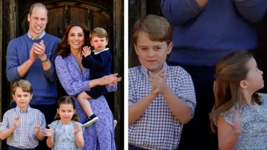 Prince William, Kate, and their children ‘Clap for the Carers’ together