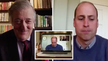 Prince William jokes he’s not wearing trousers while on Zoom