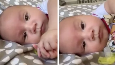 Cyrell Paule and Eden Dally share footage of their adorable son