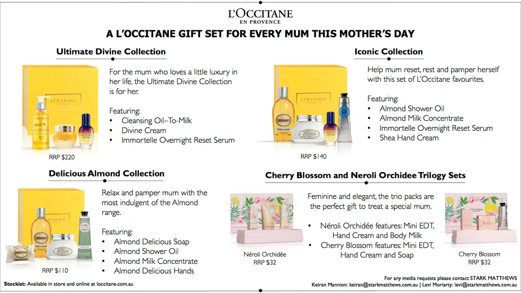 L'Occitane gift set
