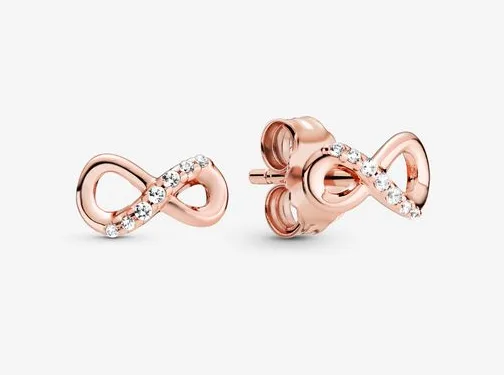 Pandora Sparkling Infinity Stud Earrings