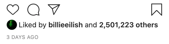 Bad Guy singer Billie Eilish liked Justin Bieber's wardrobe selfie.