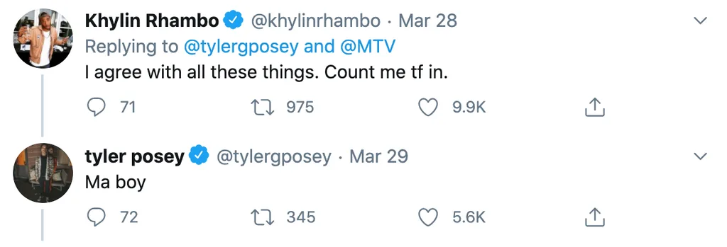 If MTV are doing more Teen Wolf, then you can count Khylin Rhambo in.