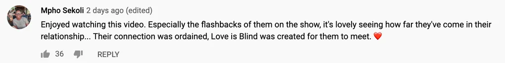 Fans are totally into the Love is Blind couple.