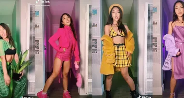 TikTok teens are giving us major monochromatic fashion inspo with the “Rainbow Phone” challenge