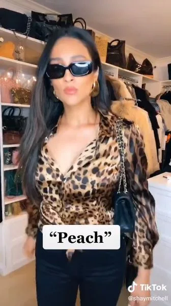 Shay Mitchell You Peach TikTok