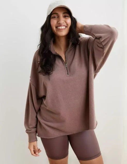 Aerie quarter zip jumper