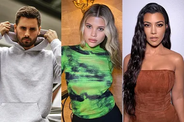 Sofia Richie went to Scott Disick’s house and people reckon Kourtney Kardashian shaded them about it