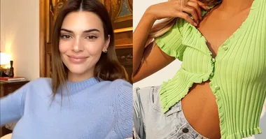 Kendall Jenner’s cute green crop top is only $58
