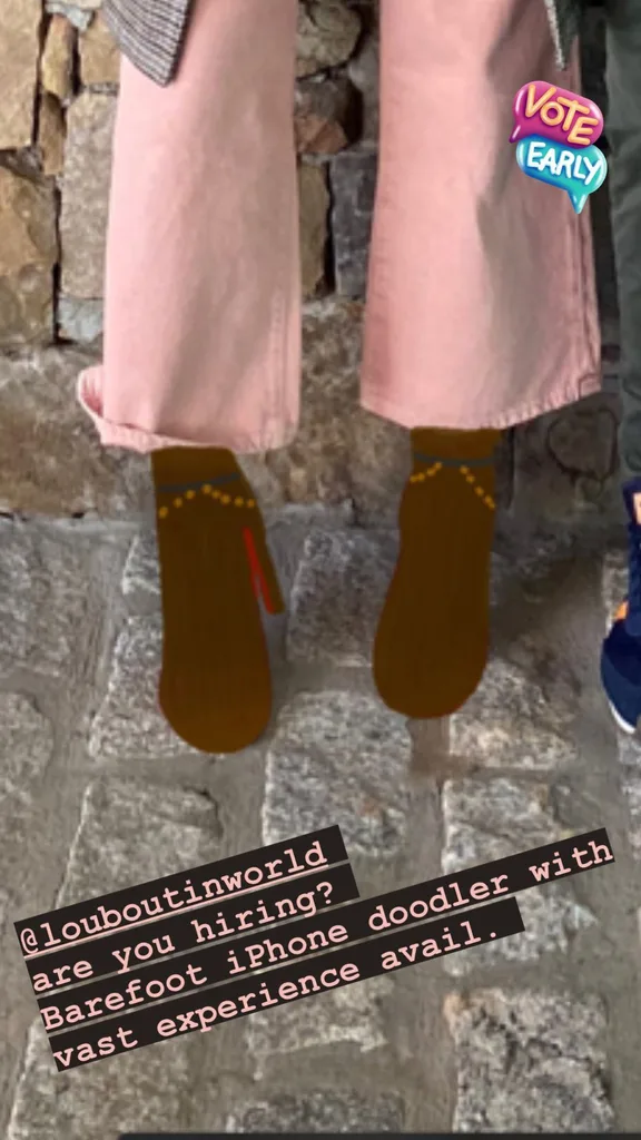 Blake Lively shoes feet