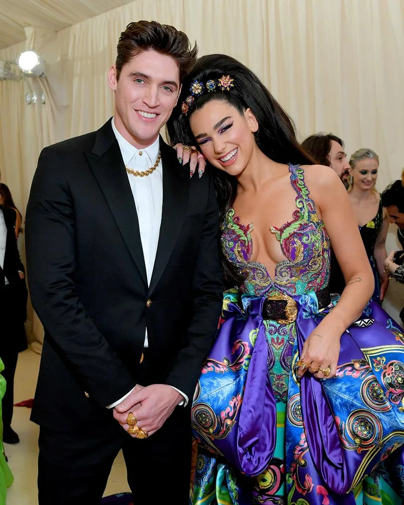 Dua Lipa and Isaac Carew