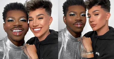 James Charles just gave Lil Nas X a stunning holiday makeover