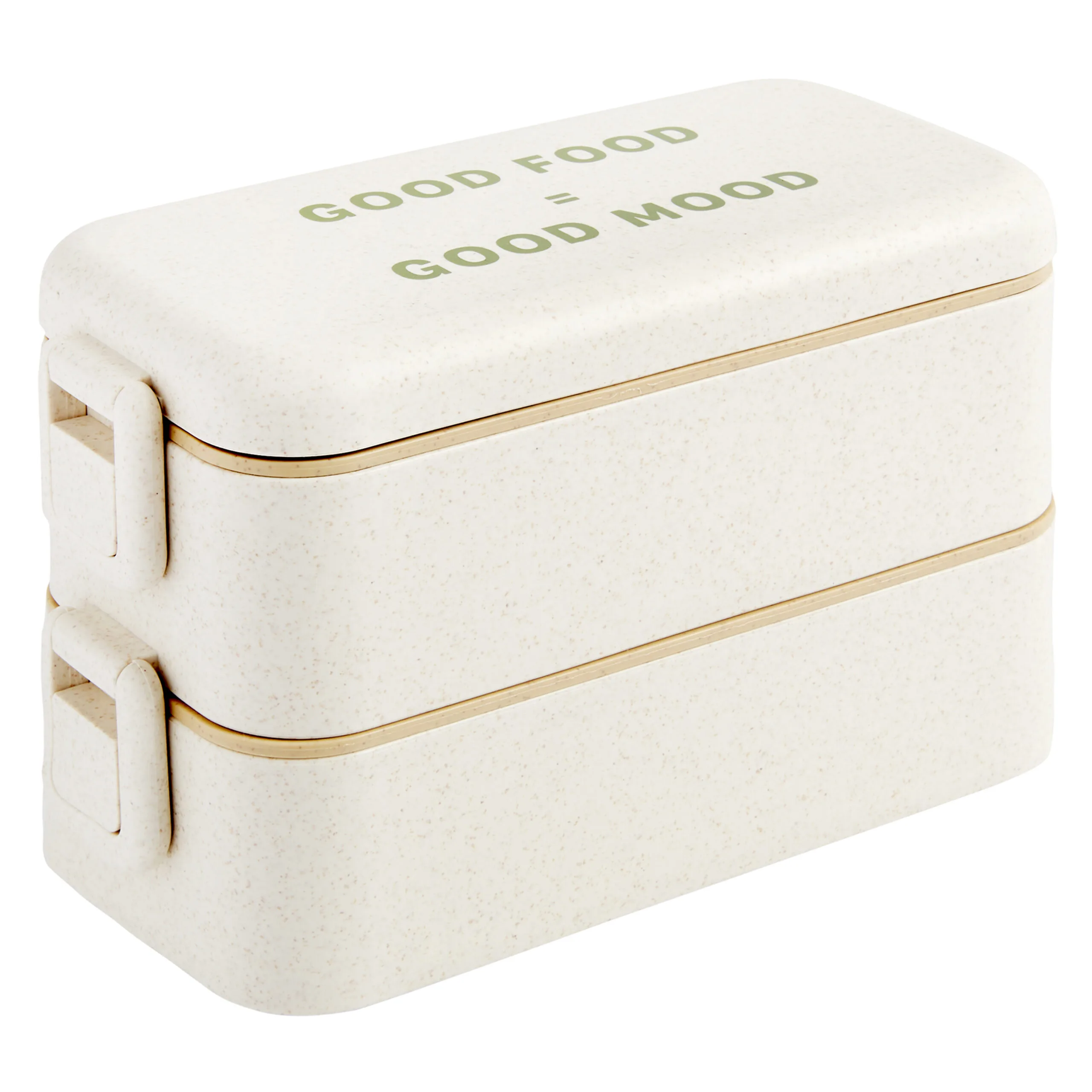 STACKABLE LUNCH BOX VANILLA: LIVING WELL