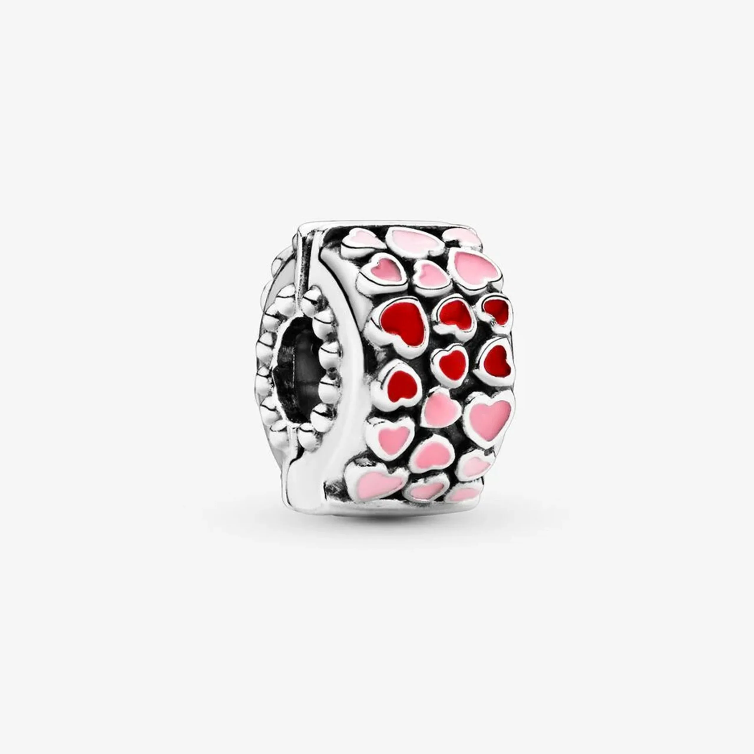 Red & Pink Hearts Clip