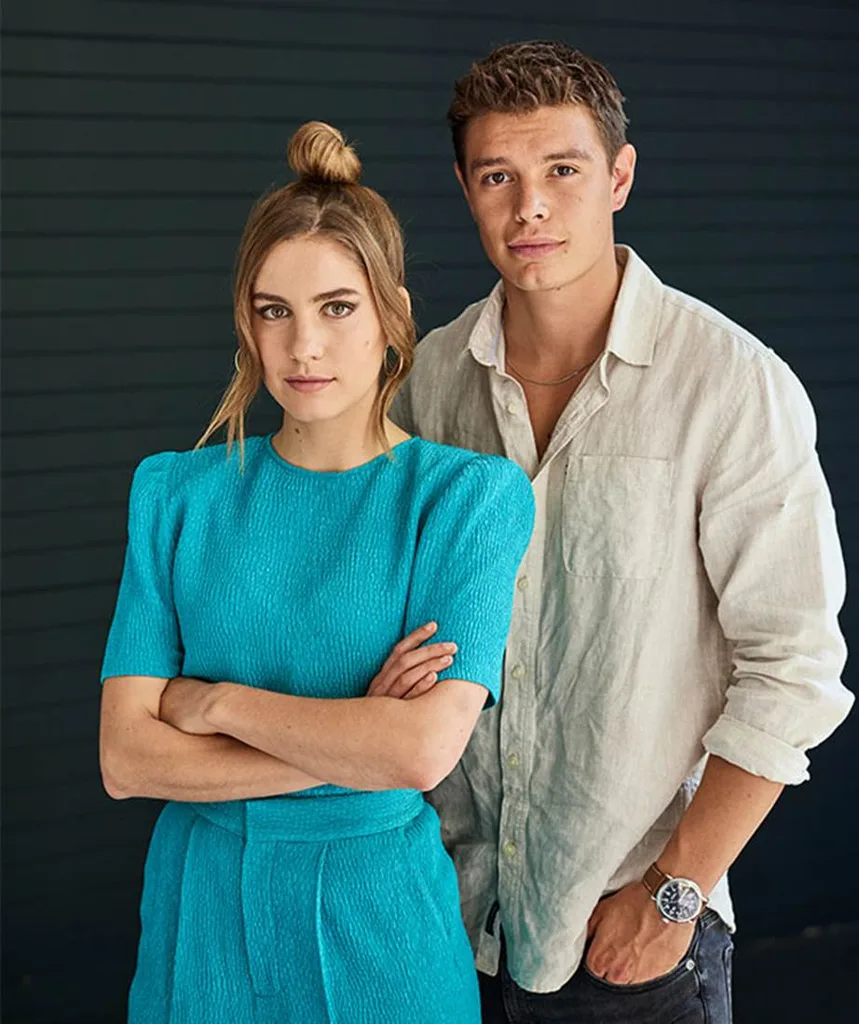 From reel life to real life: The actors behind Oly and Santi have forged a strong friendship off screen.