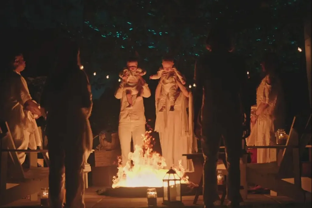 Riverdale babies in bonfire