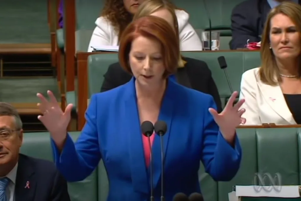 Julia Gillard misogyny speech