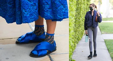Why Yes, Socks And Slides Are Definitely A Thing