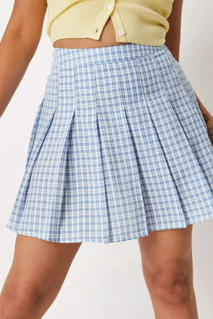 blue-gingham-skirt