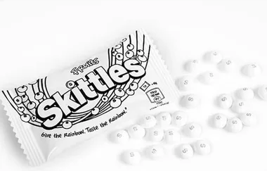 Skittles Have Turned Black And White For The Most Amazing Reason