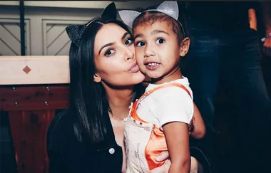 Kim Kardashian is being mum-shamed for posting THIS photo of her kids