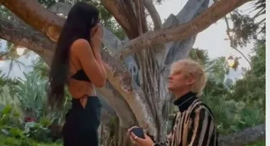 Megan Fox and Machine Gun Kelly announce that they’re engaged… and drank each other’s blood