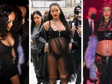 It’s time for Rihanna to take a bow for her iconic maternity outfits