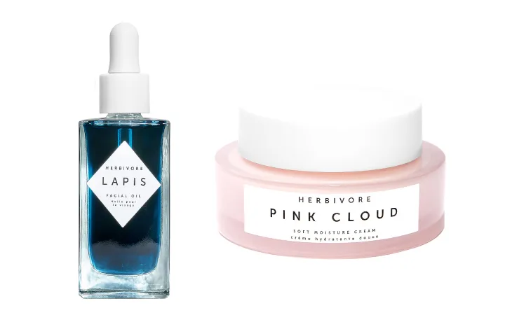 Herbivore Lapis Facial Oil + Pink Cloud Soft Moisture Cream