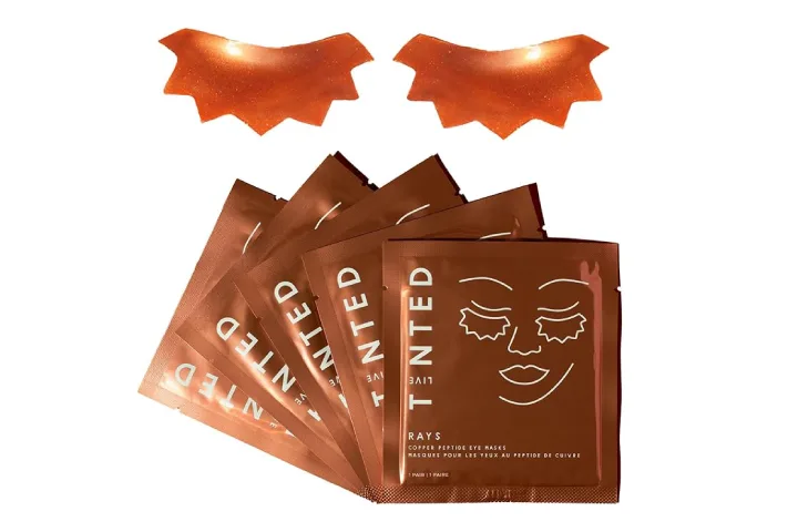 Live Rays Tinted Copper Eye Masks