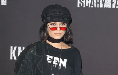 Vanessa Hudgens Has Ditched Her Standard Boho Look To Turn Into A Goth