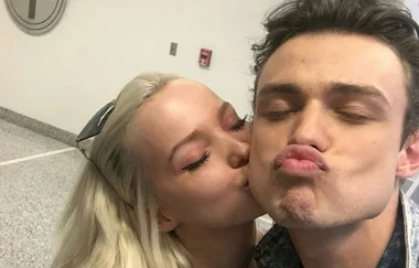 You have to see how Tom Doherty helps Dove Cameron through her eating disorder
