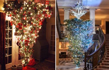 Upside Down Christmas Trees Are The New Trend And It’s A No From Us