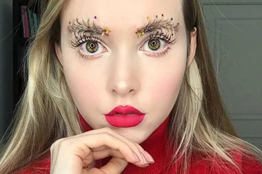 “Christmas Tree Brows” Are the Latest Brow Trend, And We Don’t Know How to Feel
