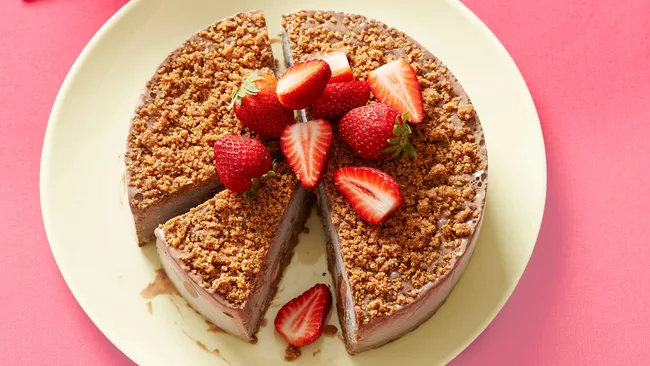 Frozen Mars Bar Ice-Cream Cake