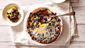 blueberry clafoutis