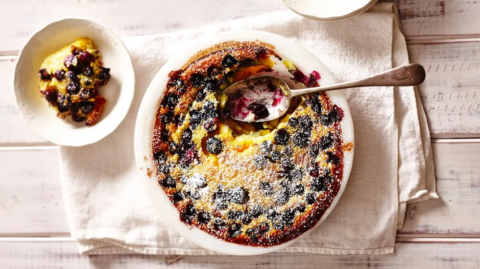 blueberry clafoutis