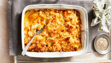 crunchy pumpkin gratin