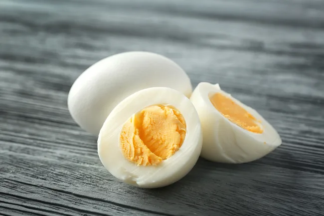Hard-boiled eggs