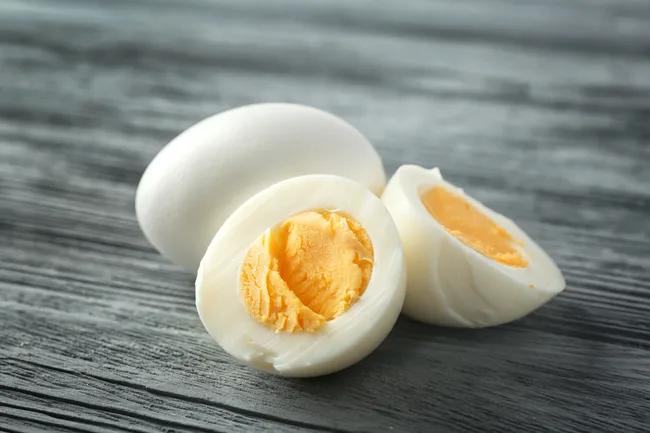 Hard-boiled eggs