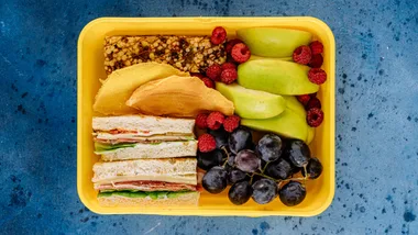 Healthy school lunch box