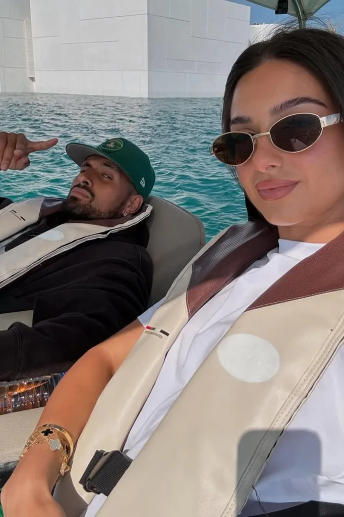 nick kyrgios with girlfriend costeen hatzi