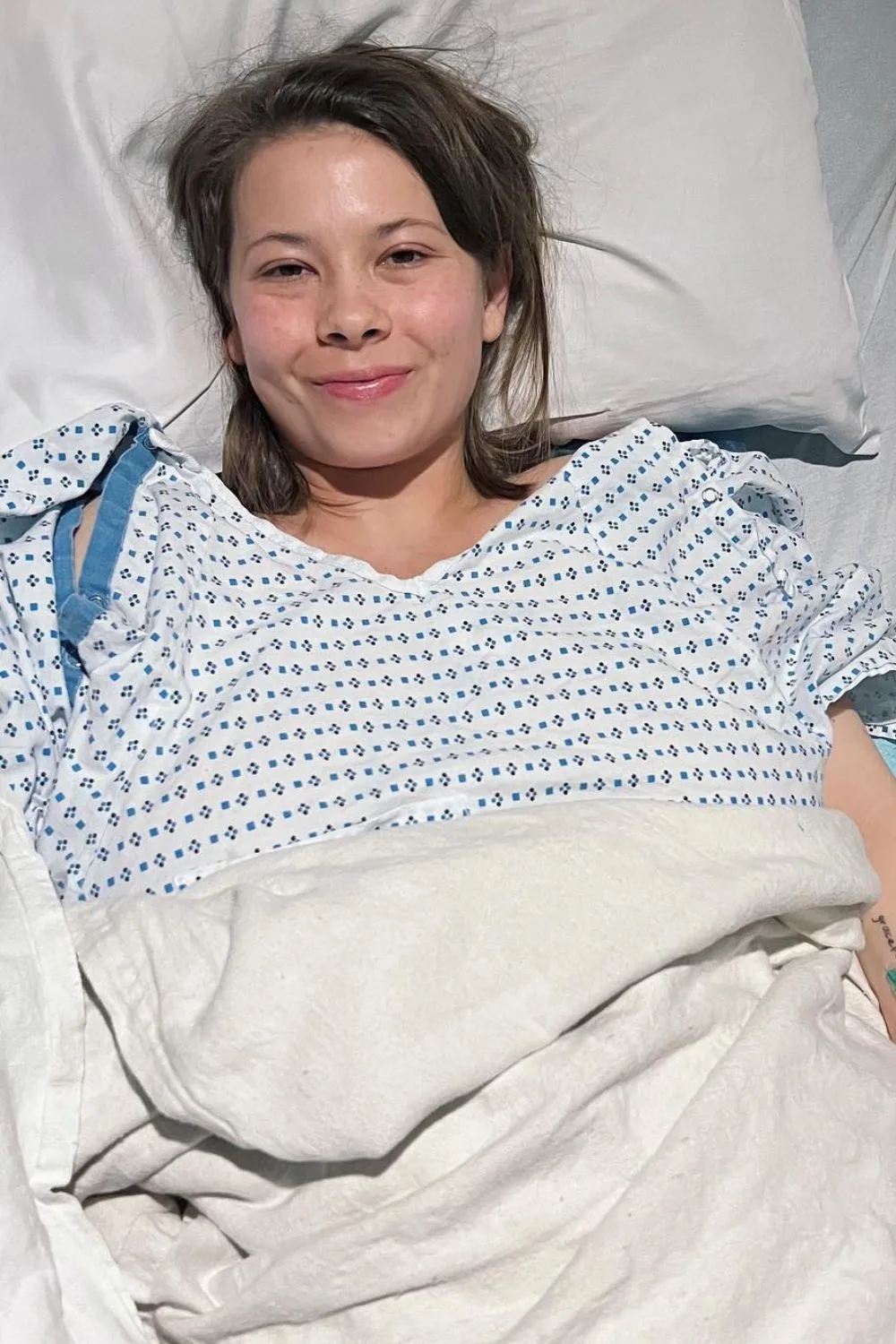 Bindi Irwin in hospital after surgery