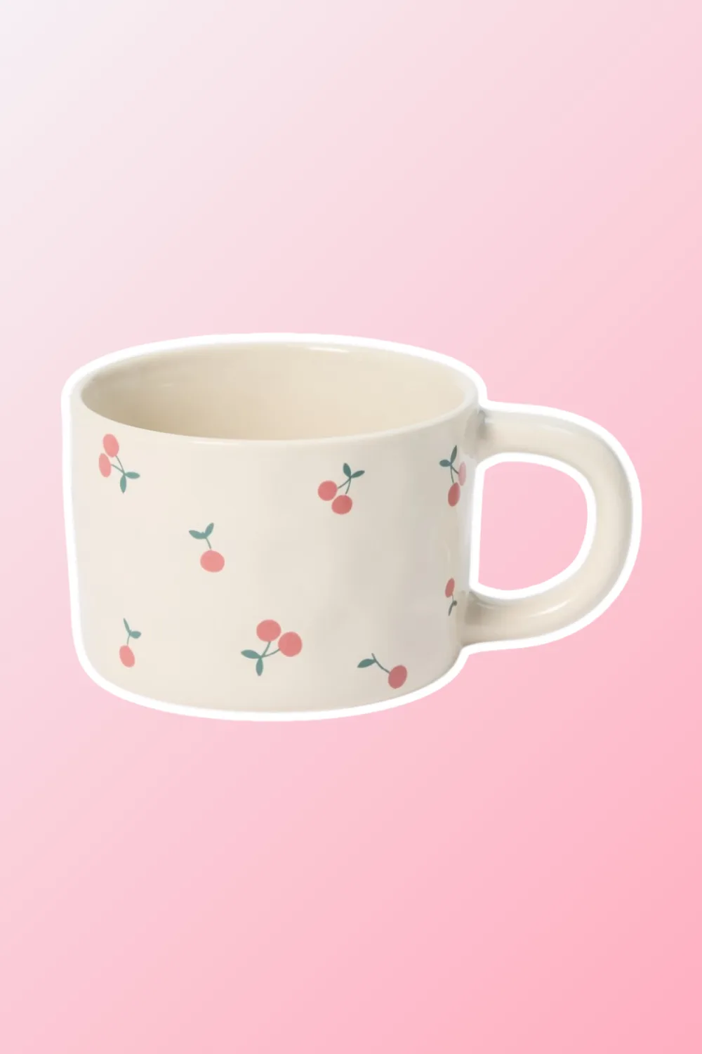 big w openook cherry mug