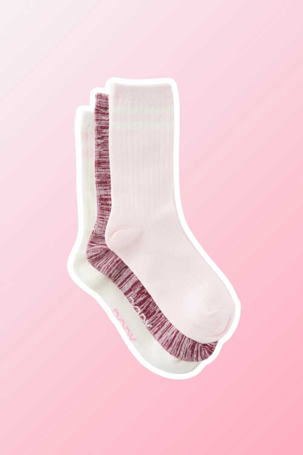 cotton on body 3 pack crew socks