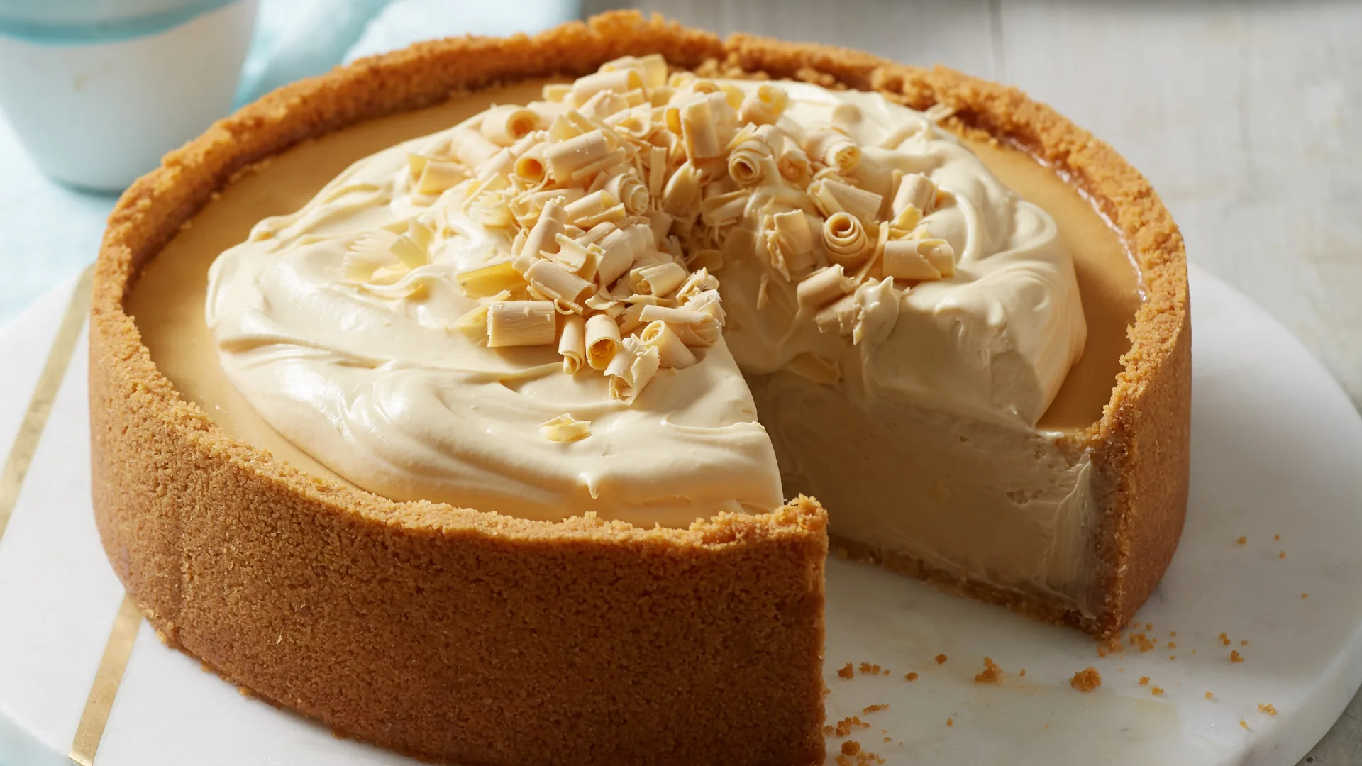 Baked Caramilk Cheesecake