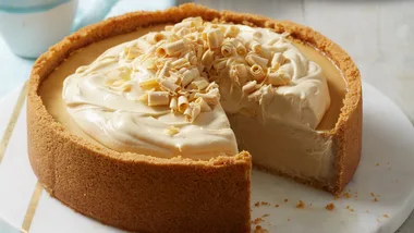 Baked Caramilk Cheesecake
