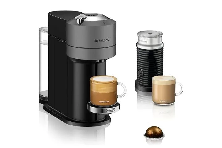 De'Longhi Nespresso Vertuo Next Capsule Coffee Machine with Aeroccino Milk Frother